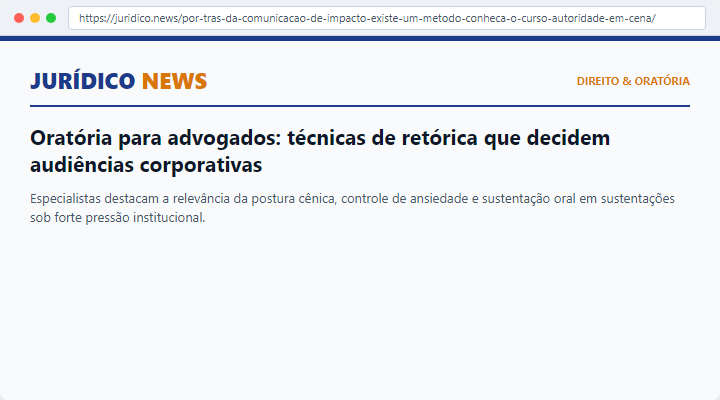 Publicação no Jurídico News